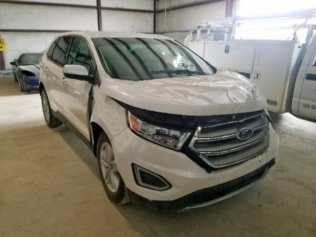 2FMPK4J96HBC09486 - 2017 FORD EDGE SEL WHITE photo 1