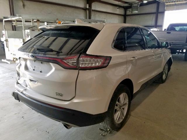 2FMPK4J96HBC09486 - 2017 FORD EDGE SEL WHITE photo 4