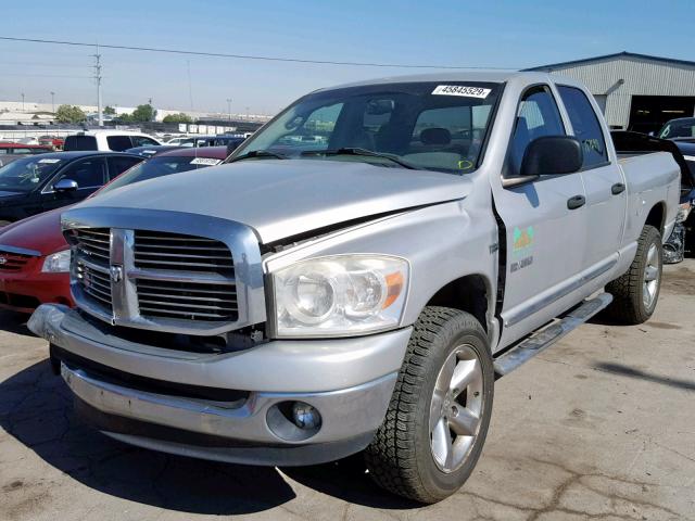 1D7HU18228J233196 - 2008 DODGE RAM 1500 S SILVER photo 2