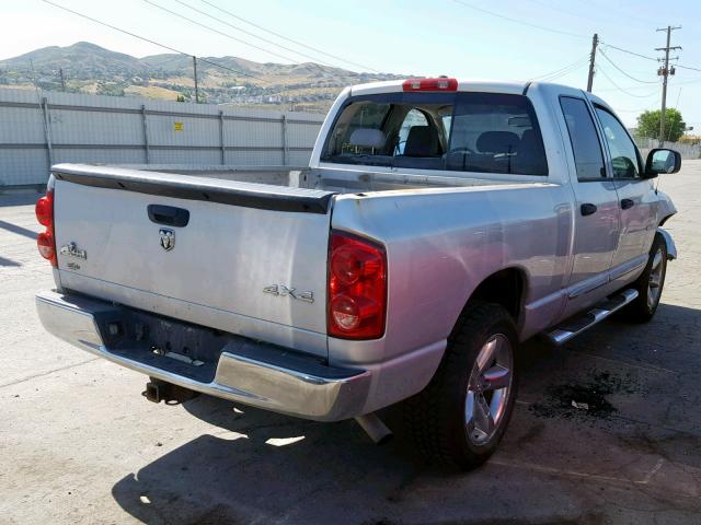 1D7HU18228J233196 - 2008 DODGE RAM 1500 S SILVER photo 4