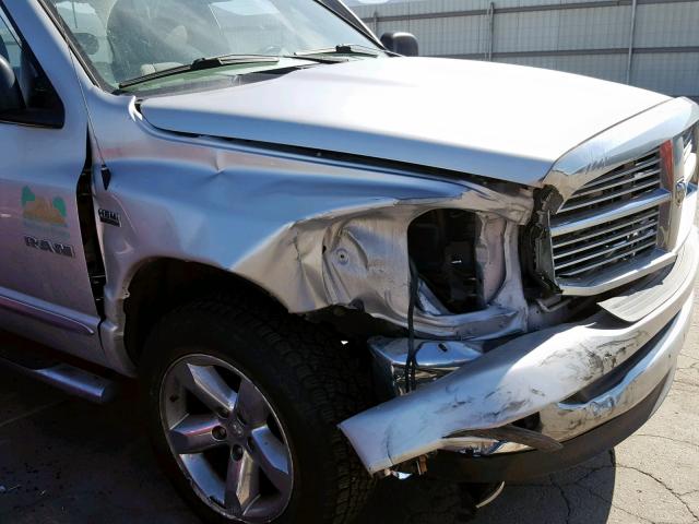 1D7HU18228J233196 - 2008 DODGE RAM 1500 S SILVER photo 9