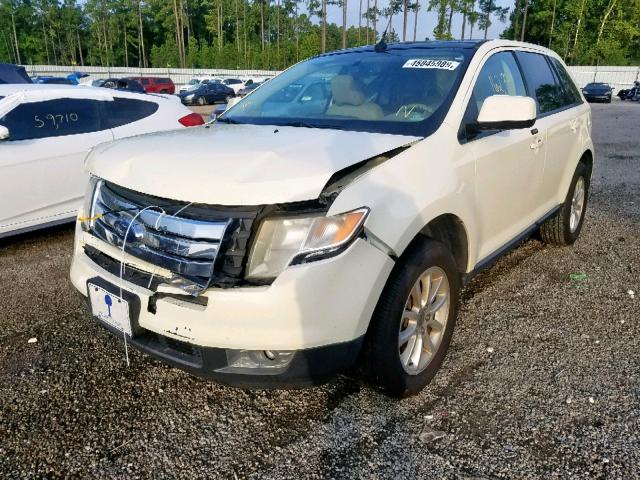 2FMDK39C07BB45568 - 2007 FORD EDGE SEL P WHITE photo 2