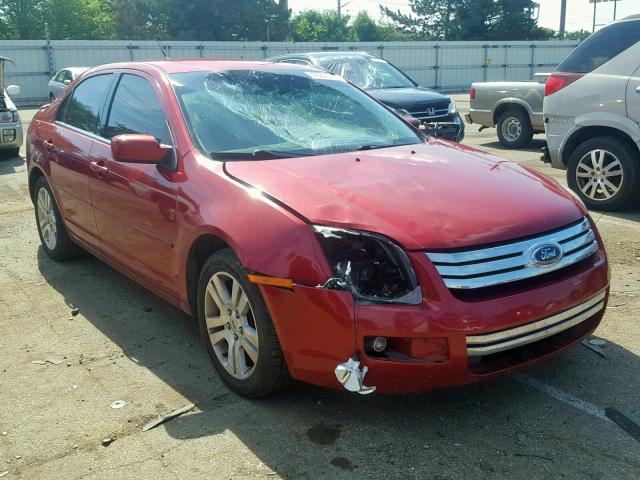 3FAHP08168R229232 - 2008 FORD FUSION SEL RED photo 1