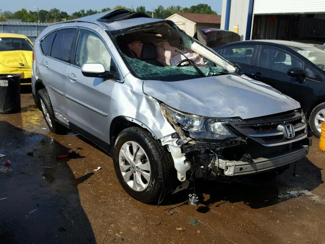 5J6RM3H70CL045077 - 2012 HONDA CR-V EXL SILVER photo 1