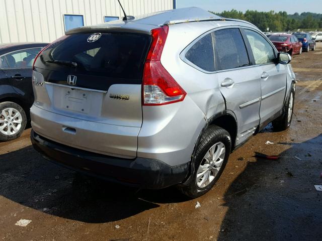 5J6RM3H70CL045077 - 2012 HONDA CR-V EXL SILVER photo 4