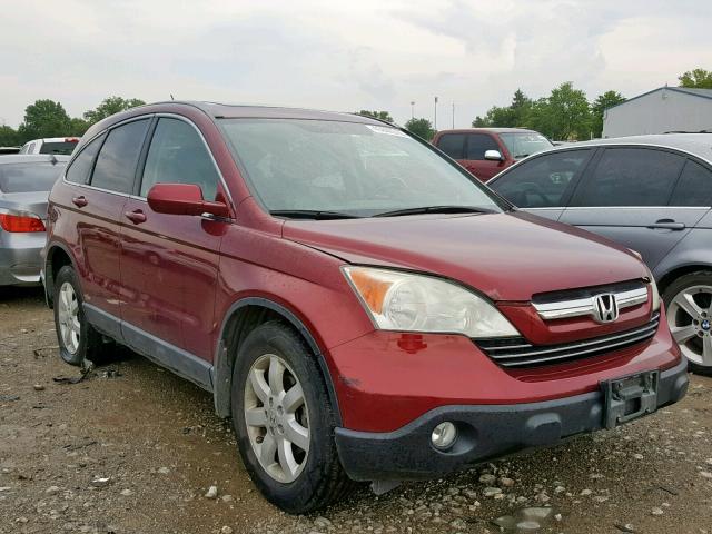 5J6RE487X9L030503 - 2009 HONDA CR-V EXL RED photo 1