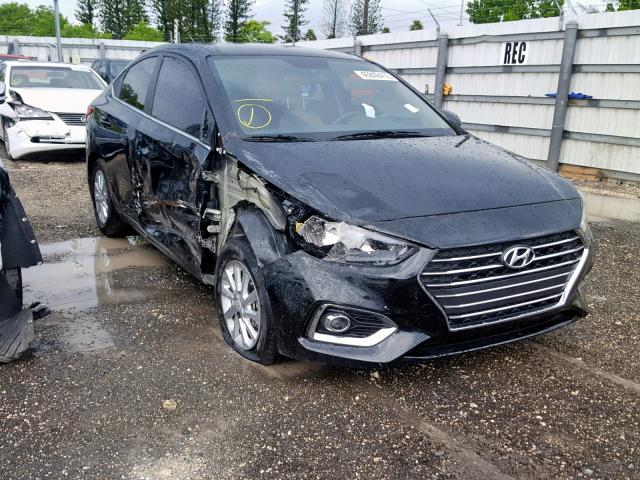 3KPC24A30KE061625 - 2019 HYUNDAI ACCENT SE BLACK photo 1