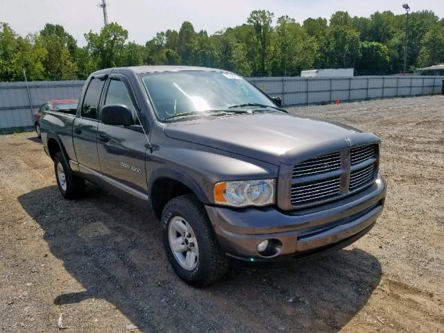 1D7HU18N13S130705 - 2003 DODGE RAM 1500 S GRAY photo 1