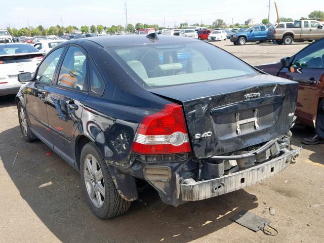 YV1MS382262213347 - 2006 VOLVO S40 2.4I BLACK photo 3