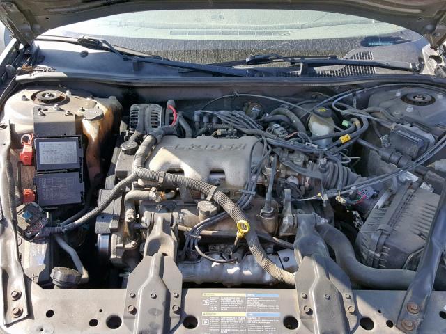 2G1WF52E059163252 - 2005 CHEVROLET IMPALA GRAY photo 7