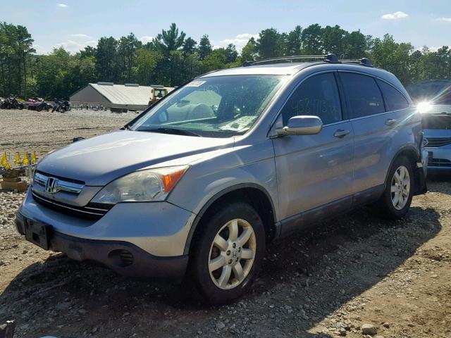 5J6RE48768L023353 - 2008 HONDA CR-V EXL SILVER photo 2