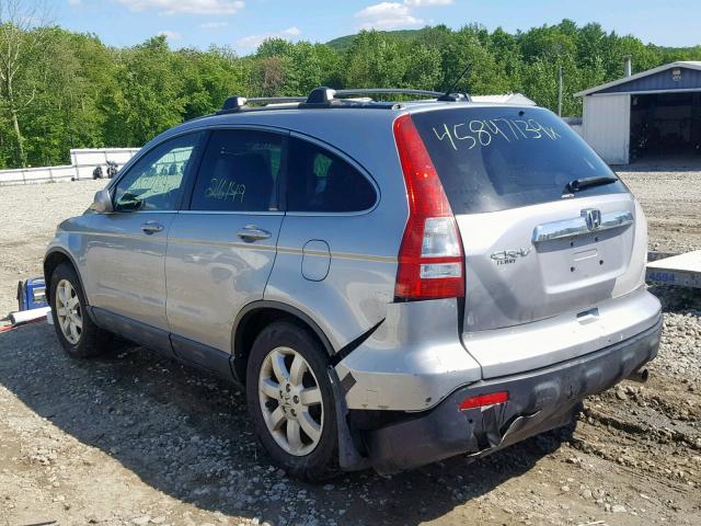 5J6RE48768L023353 - 2008 HONDA CR-V EXL SILVER photo 3