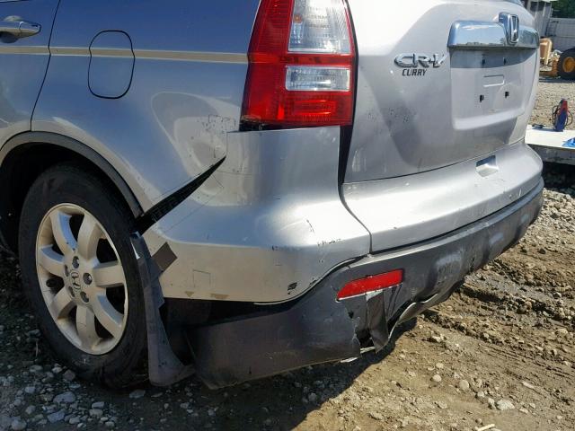 5J6RE48768L023353 - 2008 HONDA CR-V EXL SILVER photo 9