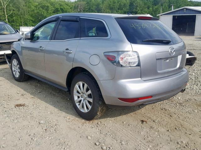 JM3ER2W52A0330967 - 2010 MAZDA CX-7 SILVER photo 3