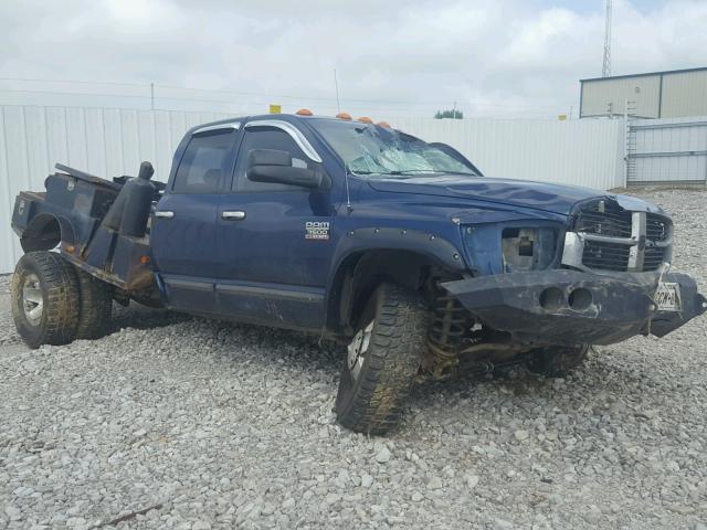 3D7MX48A57G796502 - 2007 DODGE RAM 3500 S BLUE photo 1