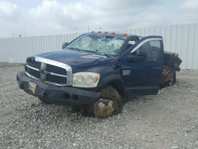 3D7MX48A57G796502 - 2007 DODGE RAM 3500 S BLUE photo 2