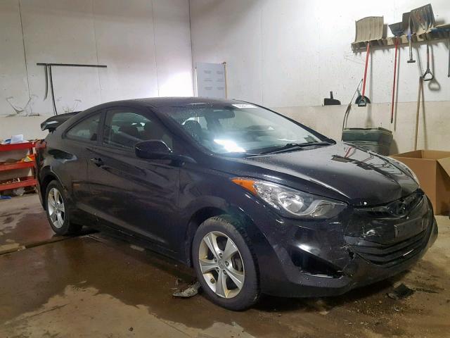 KMHDH6AE6DU005690 - 2013 HYUNDAI ELANTRA CO BLACK photo 1