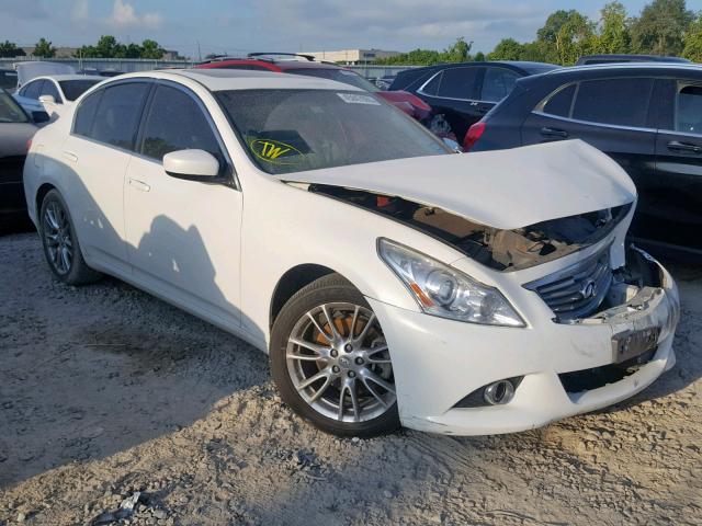 JN1CV6AP9BM509340 - 2011 INFINITI G37 BASE WHITE photo 1