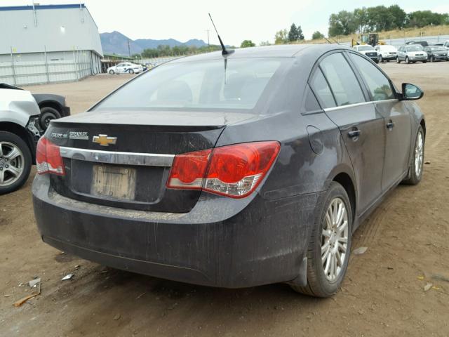 1G1PH5SB4D7313996 - 2013 CHEVROLET CRUZE ECO BLACK photo 4