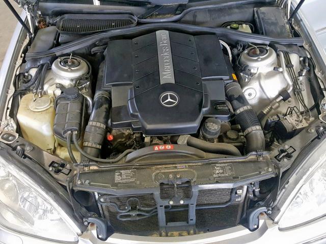 WDBNG83J55A456242 - 2005 MERCEDES-BENZ S 430 4MAT SILVER photo 7