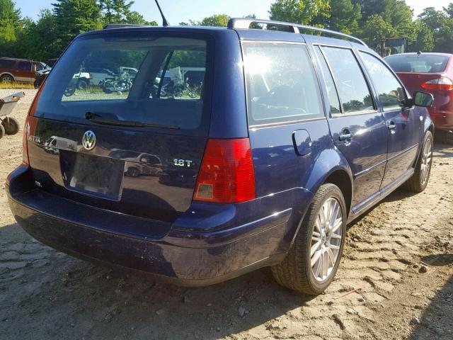 WVWSE61J14W003285 - 2004 VOLKSWAGEN JETTA GLS BLUE photo 4