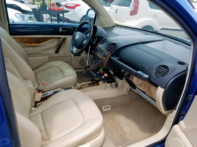 3VWDD21CXYM496957 - 2000 VOLKSWAGEN NEW BEETLE 蓝色 照片 5