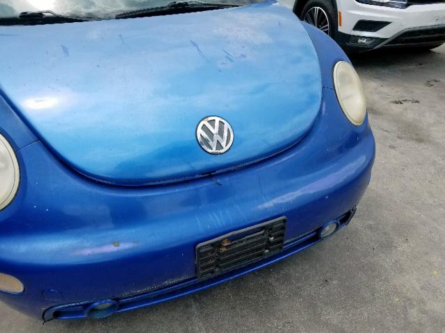 3VWDD21CXYM496957 - 2000 VOLKSWAGEN NEW BEETLE 蓝色 照片 9