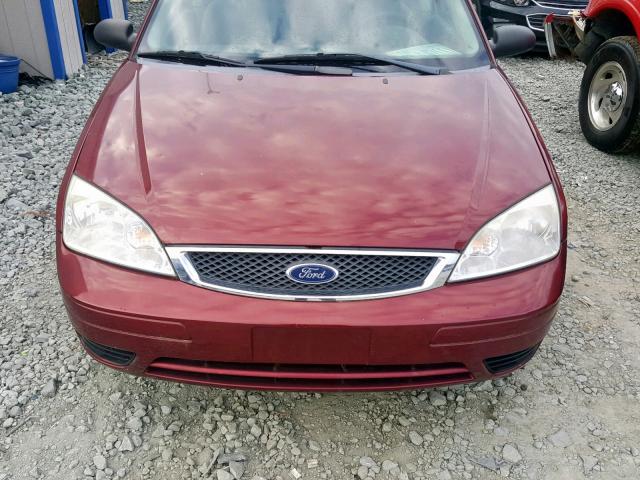 1FAFP31N36W156935 - 2006 FORD FOCUS ZX3 BURGUNDY photo 9