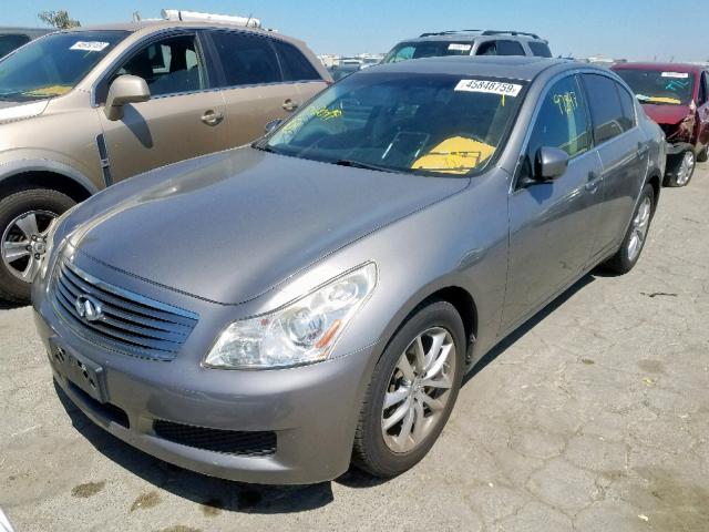 JNKCV61E39M308554 - 2009 INFINITI G37 BASE GRAY photo 2