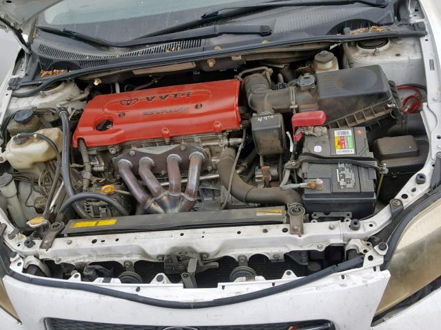 JTKDE177060074242 - 2006 TOYOTA SCION TC თეთრი ფოტო 7
