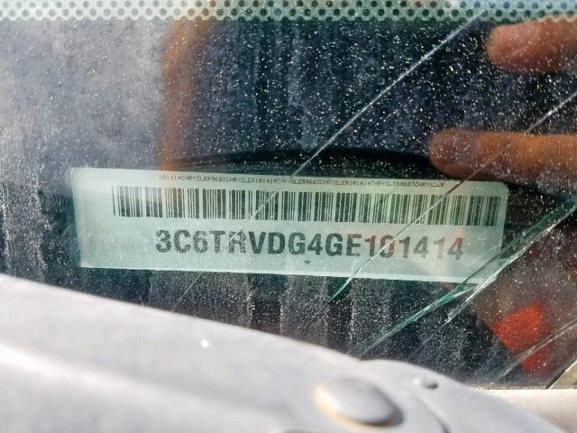 3C6TRVDG4GE101414 - 2016 RAM PROMASTER 白色 照片 10