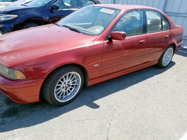 WBADN53461GC97783 - 2001 BMW 540 I RED photo 2