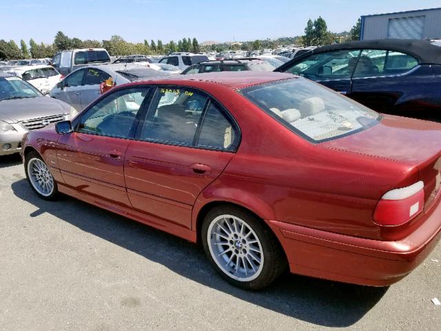 WBADN53461GC97783 - 2001 BMW 540 I RED photo 3