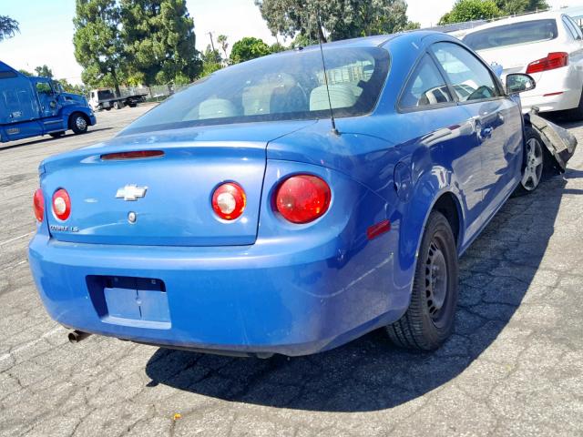 1G1AK18F087212339 - 2008 CHEVROLET COBALT LS BLUE photo 4