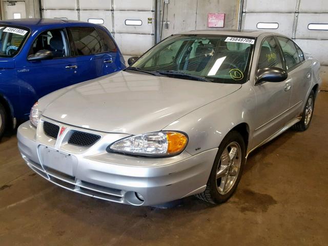 1G2NF52E54M525049 - 2004 PONTIAC GRAND AM S SILVER photo 2