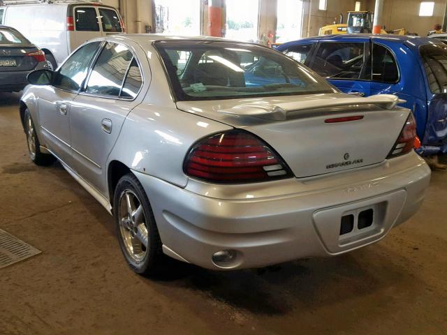 1G2NF52E54M525049 - 2004 PONTIAC GRAND AM S SILVER photo 3
