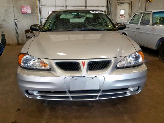 1G2NF52E54M525049 - 2004 PONTIAC GRAND AM S SILVER photo 9