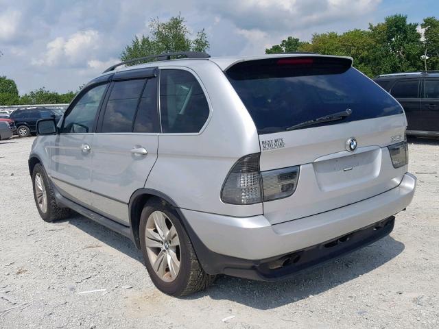 5UXFB53506LV25400 - 2006 BMW X5 4.4I GRAY photo 3