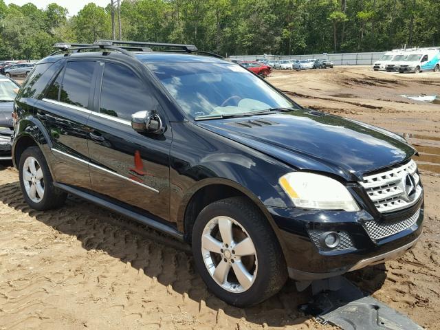 4JGBB5GB9AA593470 - 2010 MERCEDES-BENZ ML 350 BLACK photo 1