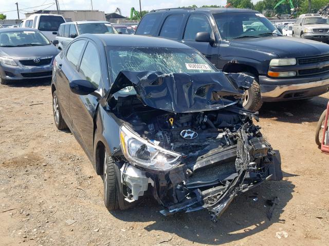 KMHCT4AE3HU357288 - 2017 HYUNDAI ACCENT SE BLACK photo 1