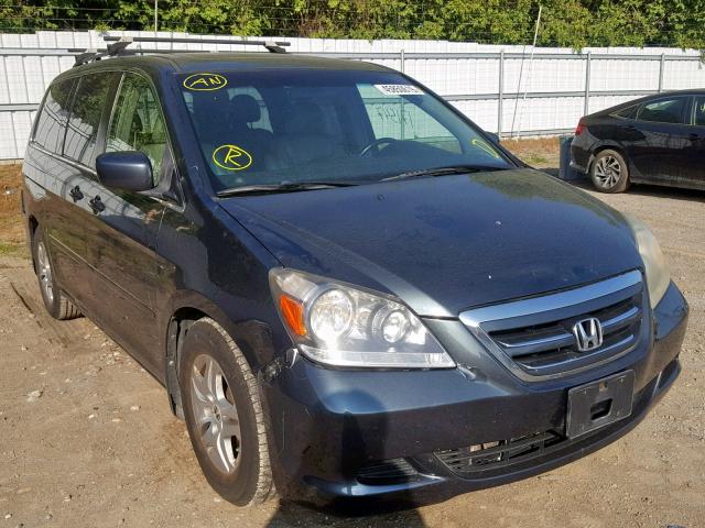 5FNRL38626B415162 - 2006 HONDA ODYSSEY EX GRAY photo 1