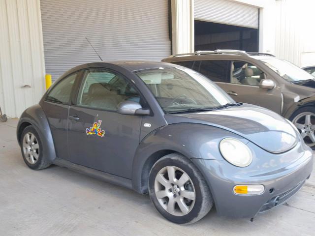 3VWCD21C73M424702 - 2003 VOLKSWAGEN NEW BEETLE ნაცრისფერი ფოტო 1