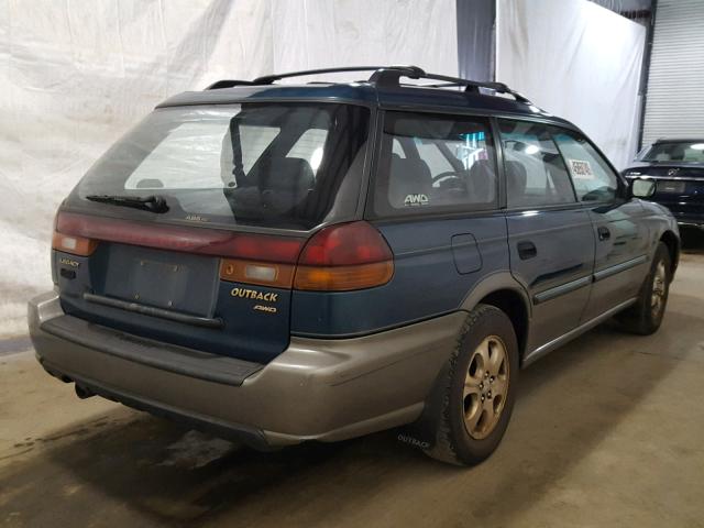 4S3BG6853X7604506 - 1999 SUBARU LEGACY OUT GREEN photo 4