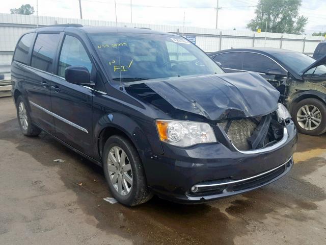 2C4RC1BG1DR706081 - 2013 CHRYSLER TOWN & COU BLACK photo 1