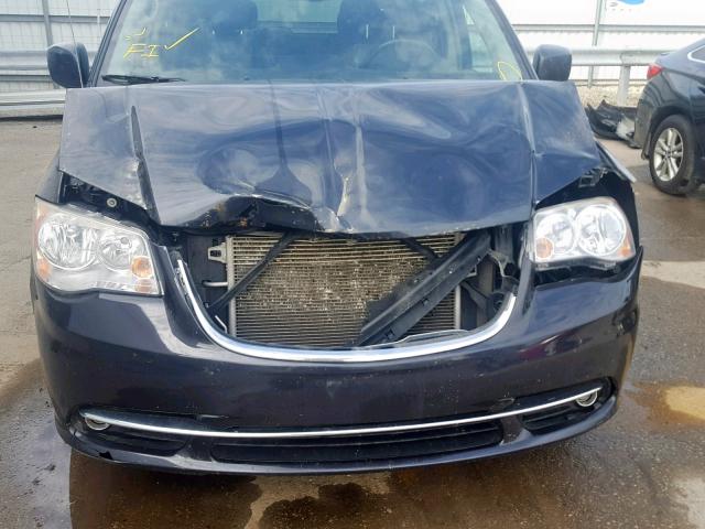 2C4RC1BG1DR706081 - 2013 CHRYSLER TOWN & COU BLACK photo 9