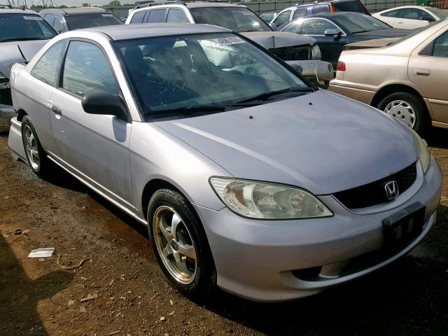 1HGEM21165L008320 - 2005 HONDA CIVIC DX V SILVER photo 1