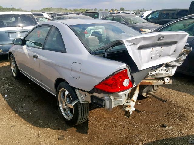 1HGEM21165L008320 - 2005 HONDA CIVIC DX V SILVER photo 3