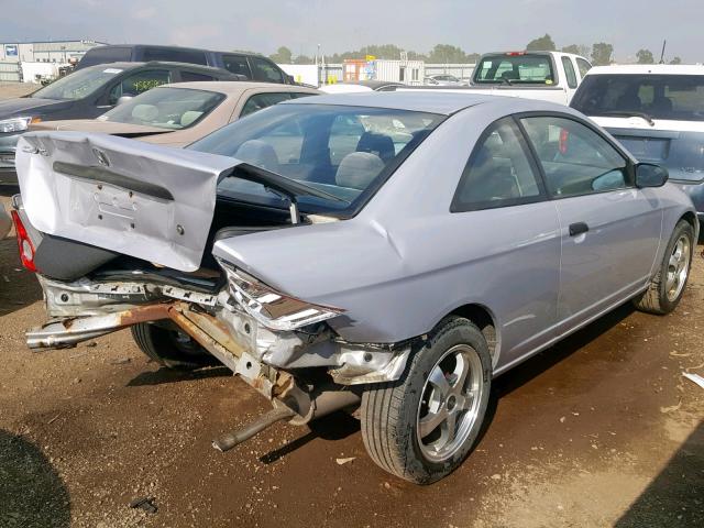 1HGEM21165L008320 - 2005 HONDA CIVIC DX V SILVER photo 4