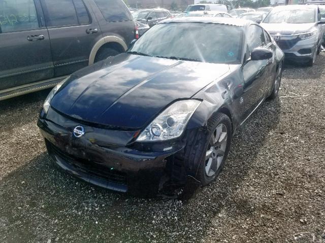 JN1AZ34D74T161638 - 2004 NISSAN 350Z COUPE BLACK photo 2