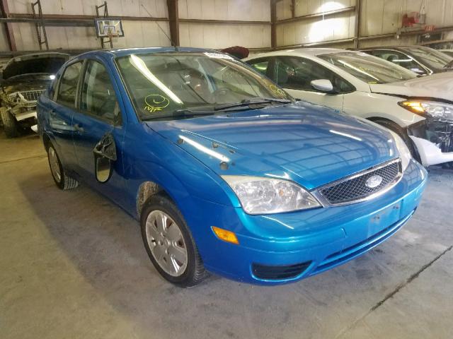 1FAFP34N17W184049 - 2007 FORD FOCUS ZX4 BLUE photo 1